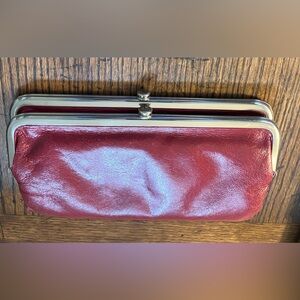 HOBO Lauren Leather Wallet Women’s Brick
